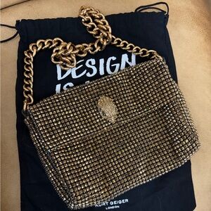 Kurt Geiger Metallic Gold Bag